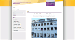 Desktop Screenshot of evangelische-regionalverwaltung-rheinhessen.de